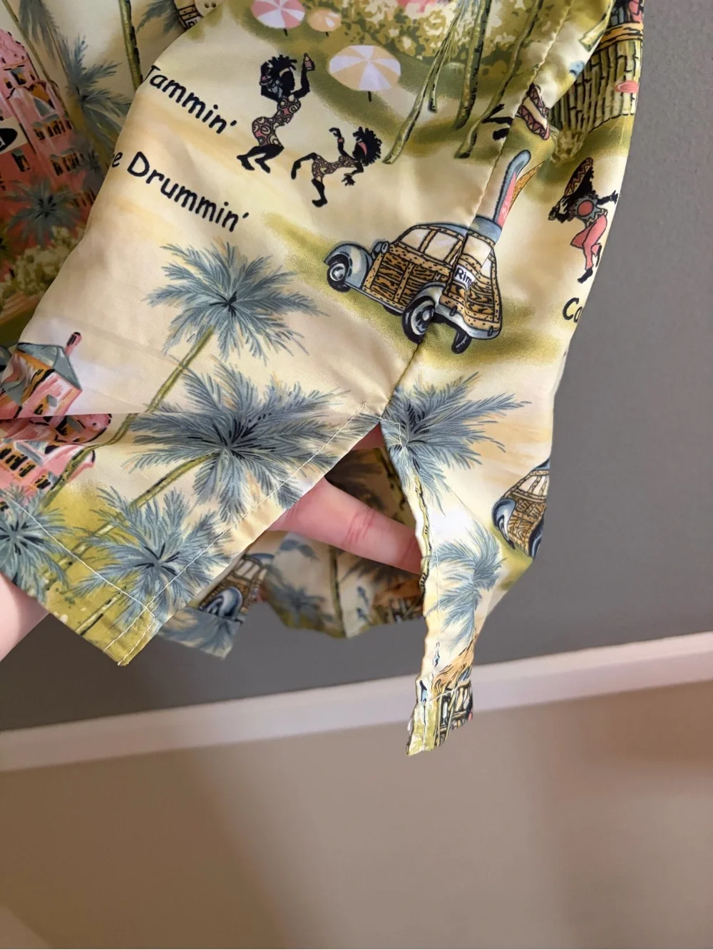 Rima Caribbean Life Casual Button Down Shirt Short Sleeve Tropical Beach Resort - Picture 8 of 11